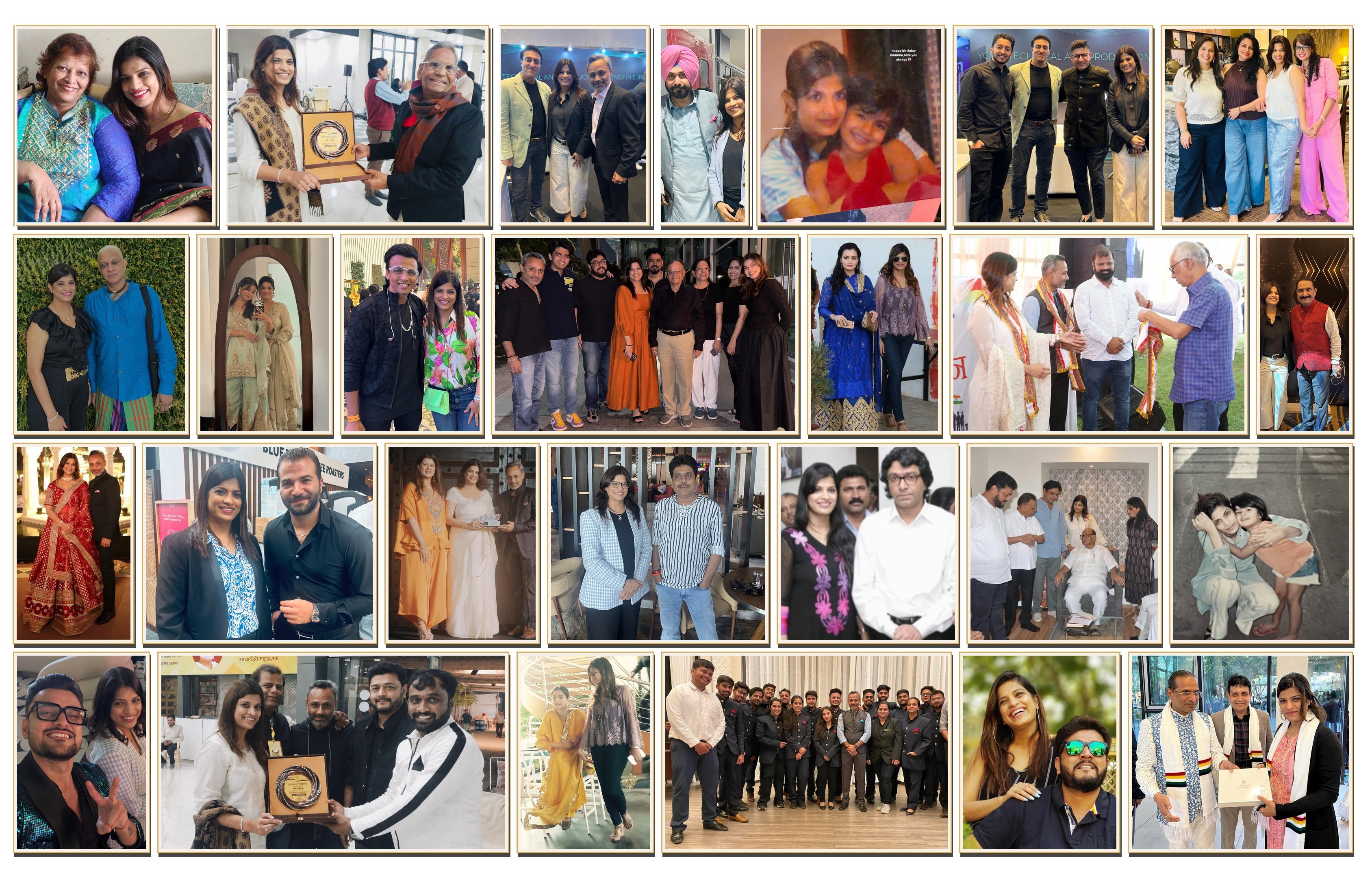 Personal, family, creative, and professional moments from Abhilasha Lonari's journey